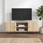 vidaXL TV skrinka Dub sonoma 150 x 31 x 50 cm Kompozitné drevo – Obrázok 4