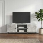 vidaXL TV skrinka Betónovo sivá 150 x 31 x 50 cm Kompozitné drevo