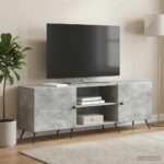 vidaXL TV skrinka Betónovo sivá 150 x 31 x 50 cm Kompozitné drevo – Obrázok 4