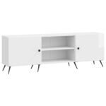 vidaXL TV skrinka Biela s vysokým leskom 150 x 31 x 50 cm – Obrázok 2