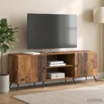 vidaXL TV skrinka Staré drevo 150 x 31 x 50 cm Kompozitné drevo – Obrázok 4