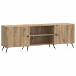 vidaXL TV skrinka Dub artisan 150 x 31 x 50 cm Kompozitné drevo – Obrázok 2