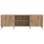 vidaXL TV skrinka Dub artisan 150 x 31 x 50 cm Kompozitné drevo – Obrázok 6