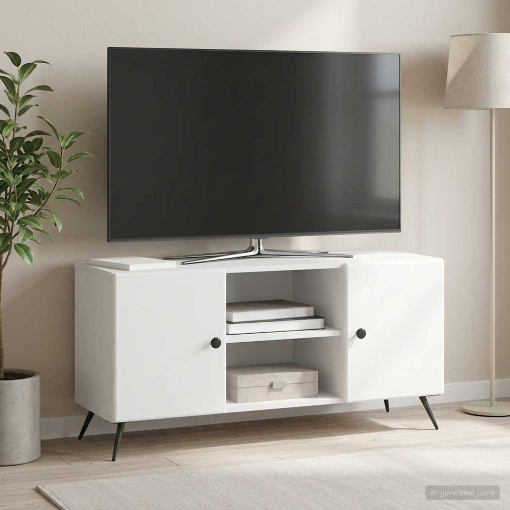 895615_1.jpg vidaXL TV skrinka Biela 102 x 34,5 x 50 cm Kompozitné drevo – Obrázok 1