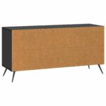 vidaXL TV skrinka Čierna 102 x 34,5 x 50 cm Kompozitné drevo – Obrázok 8