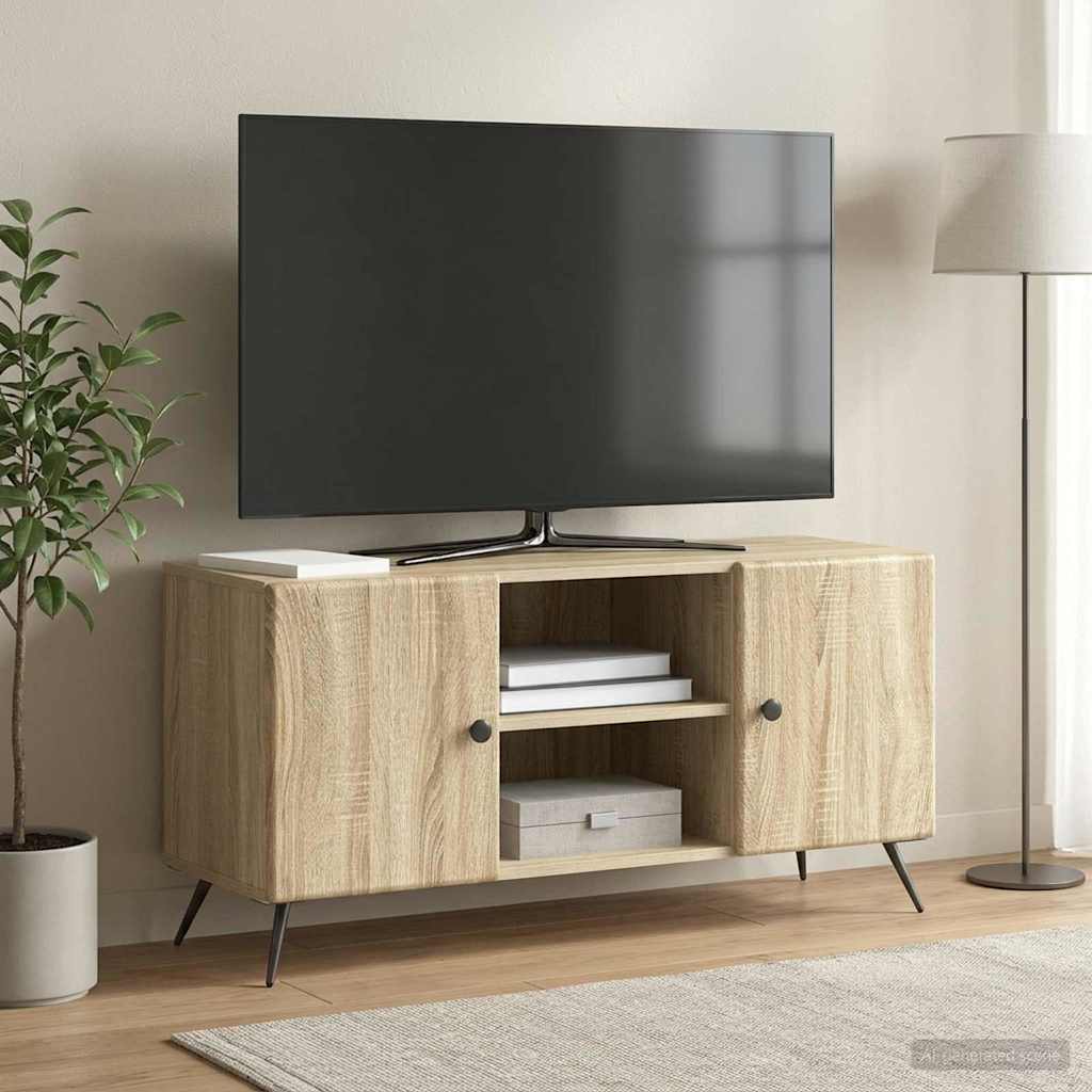 895617_1.jpg vidaXL TV skrinka Dub sonoma 102 x 34,5 x 50 cm Kompozitné drevo – Obrázok 1