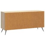 vidaXL TV skrinka Dub sonoma 102 x 34,5 x 50 cm Kompozitné drevo – Obrázok 8