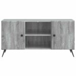 vidaXL TV skrinka Sivá sonoma 102 x 34,5 x 50 cm Kompozitné drevo – Obrázok 6