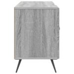 vidaXL TV skrinka Sivá sonoma 102 x 34,5 x 50 cm Kompozitné drevo – Obrázok 7