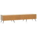 vidaXL TV skrinka Dub sonoma 147 x 34,5 x 30 cm Kompozitné drevo – Obrázok 8