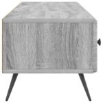 vidaXL TV skrinka Sivá sonoma 147 x 34,5 x 30 cm Kompozitné drevo – Obrázok 7
