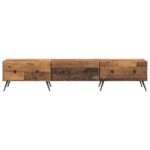 vidaXL TV skrinka Staré drevo 147 x 34,5 x 30 cm Kompozitné drevo – Obrázok 6