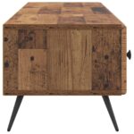 vidaXL TV skrinka Staré drevo 147 x 34,5 x 30 cm Kompozitné drevo – Obrázok 7