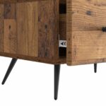 vidaXL TV skrinka Staré drevo 147 x 34,5 x 30 cm Kompozitné drevo – Obrázok 9