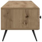 vidaXL TV skrinka Dub artisan 147 x 34,5 x 30 cm Kompozitné drevo – Obrázok 7