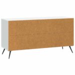 vidaXL TV skrinka Biela 99 x 34,5 x 50 cm Kompozitné drevo – Obrázok 8