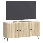 vidaXL TV skrinka Dub sonoma 99 x 34,5 x 50 cm Kompozitné drevo – Obrázok 3