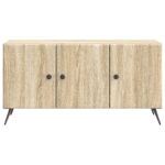 vidaXL TV skrinka Dub sonoma 99 x 34,5 x 50 cm Kompozitné drevo – Obrázok 6