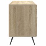 vidaXL TV skrinka Dub sonoma 99 x 34,5 x 50 cm Kompozitné drevo – Obrázok 7