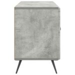 vidaXL TV skrinka Betónovo sivá 99 x 34,5 x 50 cm Kompozitné drevo – Obrázok 7