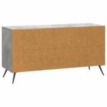 vidaXL TV skrinka Betónovo sivá 99 x 34,5 x 50 cm Kompozitné drevo – Obrázok 8