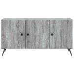 vidaXL TV skrinka Sivá sonoma 99 x 34,5 x 50 cm Kompozitné drevo – Obrázok 6