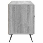 vidaXL TV skrinka Sivá sonoma 99 x 34,5 x 50 cm Kompozitné drevo – Obrázok 7