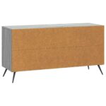 vidaXL TV skrinka Sivá sonoma 99 x 34,5 x 50 cm Kompozitné drevo – Obrázok 8