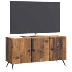 vidaXL TV skrinka Staré drevo 99 x 34,5 x 50 cm Kompozitné drevo – Obrázok 3