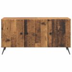 vidaXL TV skrinka Staré drevo 99 x 34,5 x 50 cm Kompozitné drevo – Obrázok 6