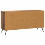 vidaXL TV skrinka Staré drevo 99 x 34,5 x 50 cm Kompozitné drevo – Obrázok 8