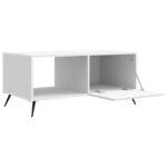 vidaXL Konferenčný stolík Biela 90 x 50 x 40 cm Kompozitné drevo – Obrázok 4