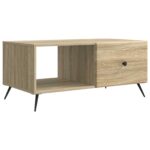 vidaXL Konferenčný stolík Dub sonoma 90 x 50 x 40 cm Kompozitné drevo – Obrázok 2