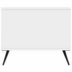 vidaXL Konferenčný stolík Biela s vysokým leskom 90 x 50 x 40 cm – Obrázok 6