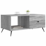 vidaXL Konferenčný stolík Sivá sonoma 90 x 50 x 40 cm Kompozitné drevo – Obrázok 3