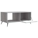vidaXL Konferenčný stolík Sivá sonoma 90 x 50 x 40 cm Kompozitné drevo – Obrázok 4