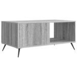 vidaXL Konferenčný stolík Sivá sonoma 90 x 50 x 40 cm Kompozitné drevo – Obrázok 7