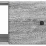 vidaXL Konferenčný stolík Sivá sonoma 90 x 50 x 40 cm Kompozitné drevo – Obrázok 9