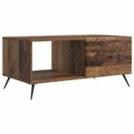 vidaXL Konferenčný stolík Staré drevo 90 x 50 x 40 cm Kompozitné drevo – Obrázok 2