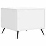 vidaXL Konferenčný stolík Biela 49 x 50 x 40 cm Kompozitné drevo – Obrázok 7