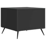 vidaXL Konferenčný stolík Čierna 49 x 50 x 40 cm Kompozitné drevo – Obrázok 6