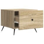 vidaXL Konferenčný stolík Dub sonoma 49 x 50 x 40 cm Kompozitné drevo – Obrázok 4