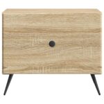 vidaXL Konferenčný stolík Dub sonoma 49 x 50 x 40 cm Kompozitné drevo – Obrázok 5