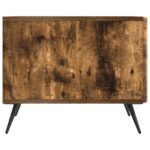 vidaXL Konferenčný stolík Dymový dub 49 x 50 x 40 cm Kompozitné drevo – Obrázok 6