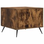 vidaXL Konferenčný stolík Dymový dub 49 x 50 x 40 cm Kompozitné drevo – Obrázok 7