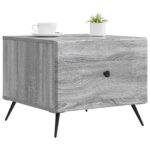 vidaXL Konferenčný stolík Sivá sonoma 49 x 50 x 40 cm Kompozitné drevo – Obrázok 3