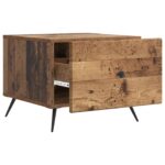 vidaXL Konferenčný stolík Staré drevo 49 x 50 x 40 cm Kompozitné drevo – Obrázok 3