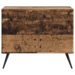 vidaXL Konferenčný stolík Staré drevo 49 x 50 x 40 cm Kompozitné drevo – Obrázok 4
