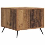 vidaXL Konferenčný stolík Staré drevo 49 x 50 x 40 cm Kompozitné drevo – Obrázok 6