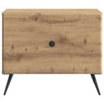 vidaXL Konferenčný stolík Dub artisan 49 x 50 x 40 cm Kompozitné drevo – Obrázok 4